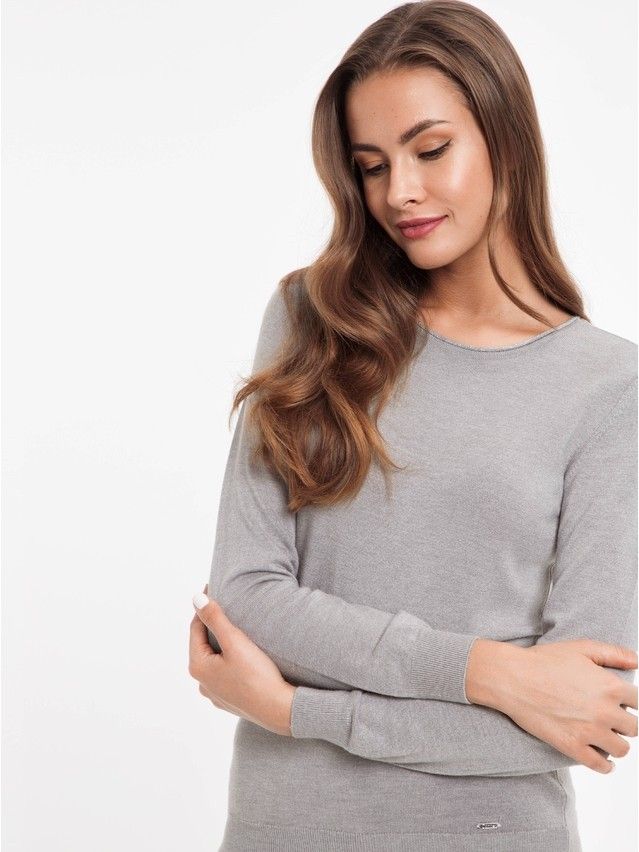 Sweter damski CONTE ELEGANT LDK025, r.158,164-88, grey - 2