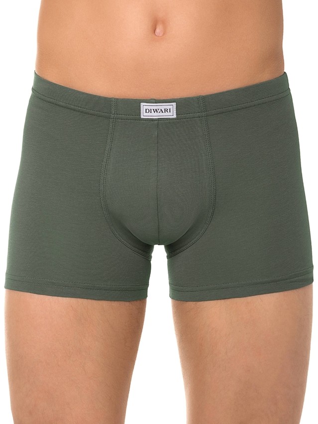 Bielizna męska BASIC SHORTS 127, r.78/82/S, oliwkowy - 1