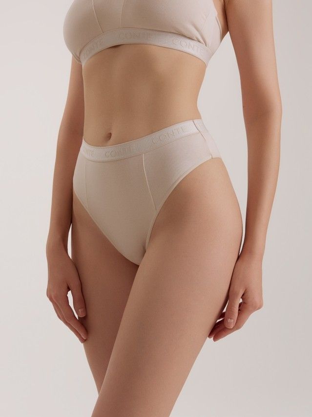 Majtki damskie CE BODY TOUCH LBR 3196, r.90/XS, beżowy - 3