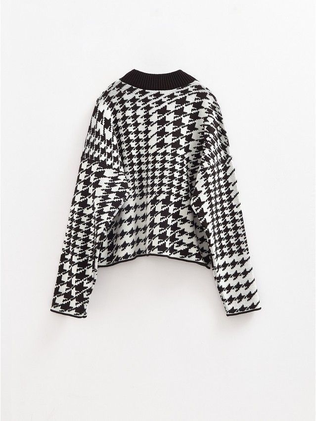 Джемпер женский CE LDK23103 23С-103СП, р.170-92, black-white - 5