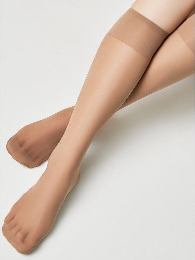Podkolanówki damskie TENSION SOFT 40 (1 para),r. 23-25, bronz - 3