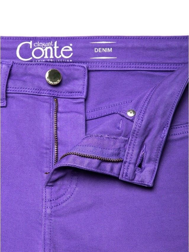 Spodnie denim CONTE ELEGANT CON-38V, r.170-102, royal violet - 8