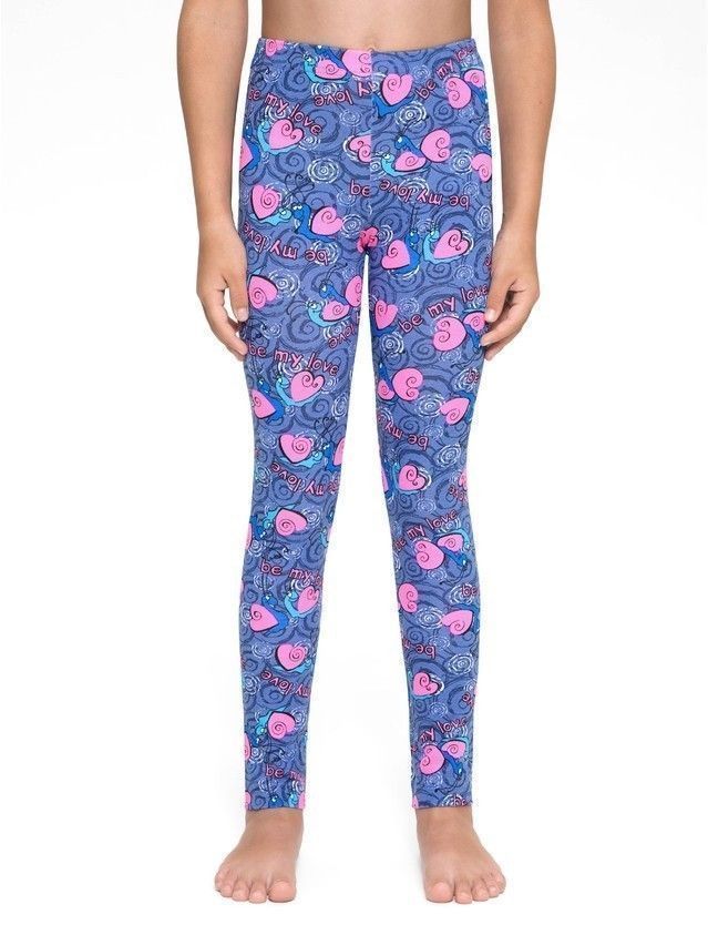 Legginsy dla dziewczynek CONTE ELEGANT WENDY, r.110,116-56, fumo-blue - 3