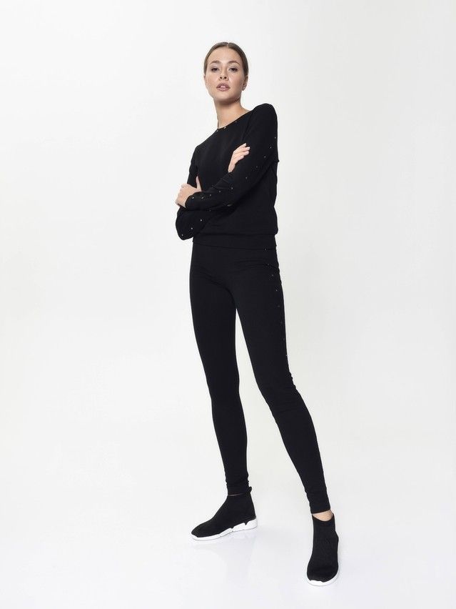 Sweter CONTE ELEGANT LD 887, s.170-100, czarny - 4