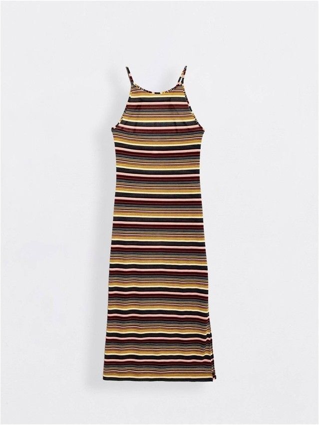 Sukienka damska CONTE ELEGANT LPL 922, r.170-84-90, black stripes - 1