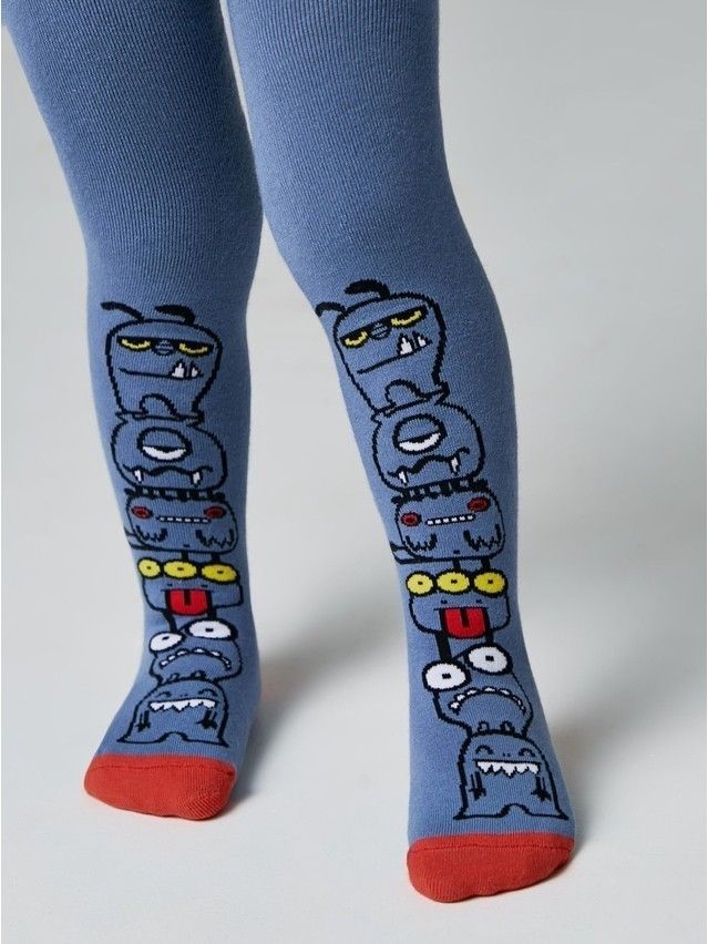 Rajstopy dla dzieci CONTE-KIDS SOF-TIKI, r.62-74 (12),529 jasny jeans - 3