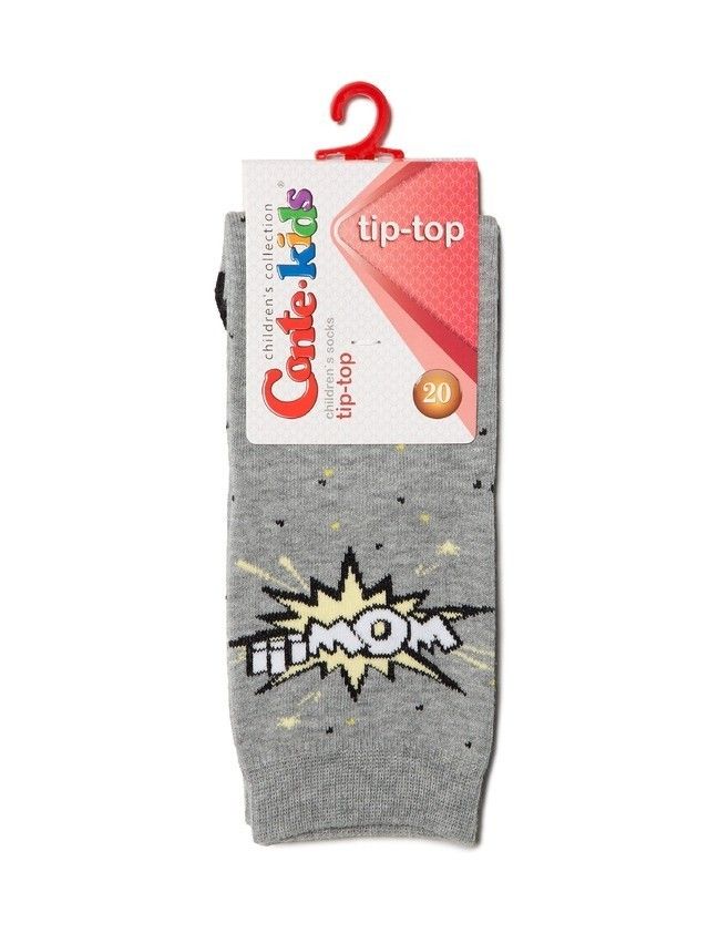 Skarpetki dla dzieci CONTE-KIDS TIP-TOP, r. 30-32, 395 szary - 2