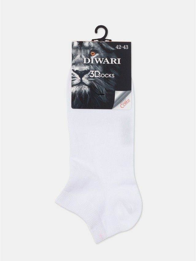 Skarpetki męskie DW 3DSOCKS (krótkie),r.40-41, 000 biały - 5