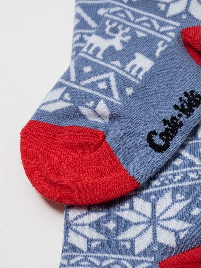 Rajstopy dziecięce CONTE-KIDS NEW YEAR, r.104-110, 666 jasny jeans - 4
