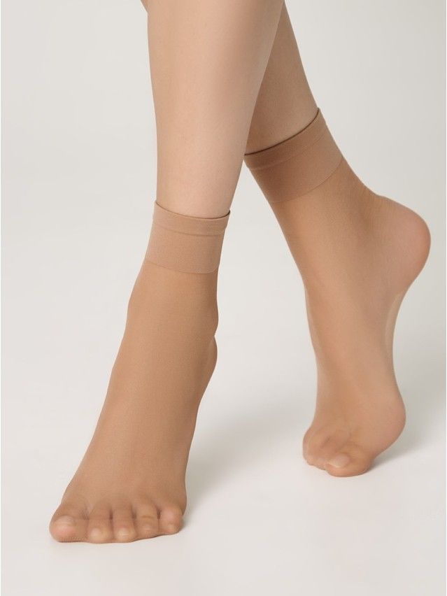 Skarpetki CONTE ELEGANT SOLO 20 (2 pary),r.36-39, natural - 2
