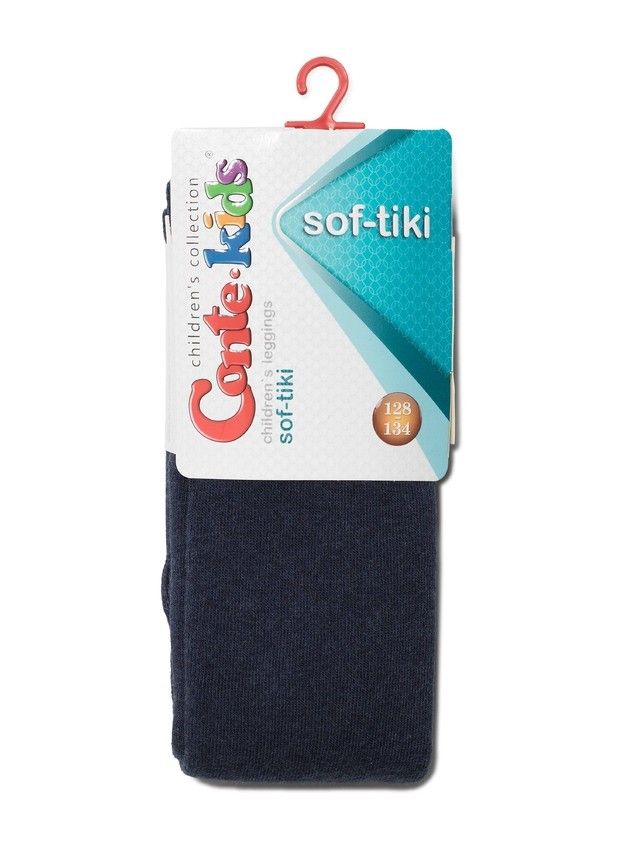 Legginsy dla dziewczynek eleganckie SOF-TIKI 13С-82СП, r. 104-110, 000 ciemnoniebieski - 2