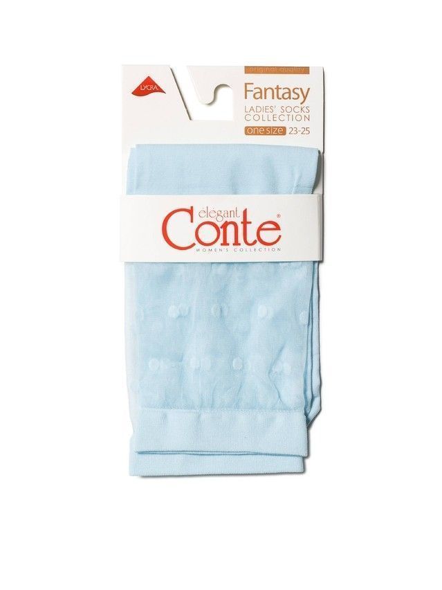 Skarpetki FANTASY 19C-29SP, r. 36-39, light blue - 3
