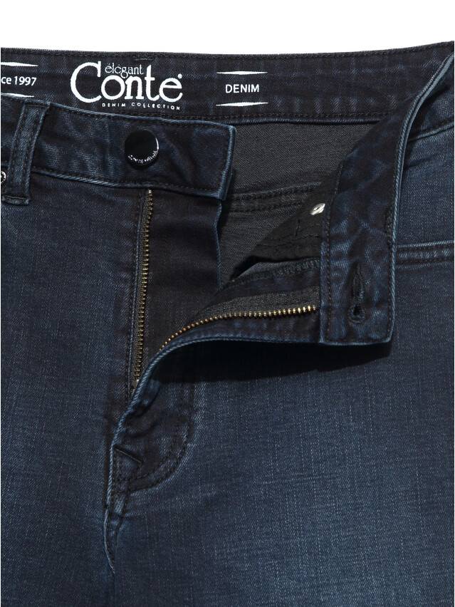 Spodnie damskie CONTE ELEGANT CON-156, r.170-102, blue-black - 6