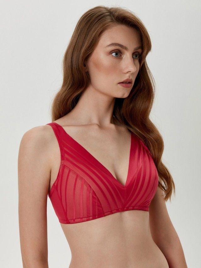 Biustonosz CE SPORT GLAM RB7129, r.70A, karmazynowy - 3