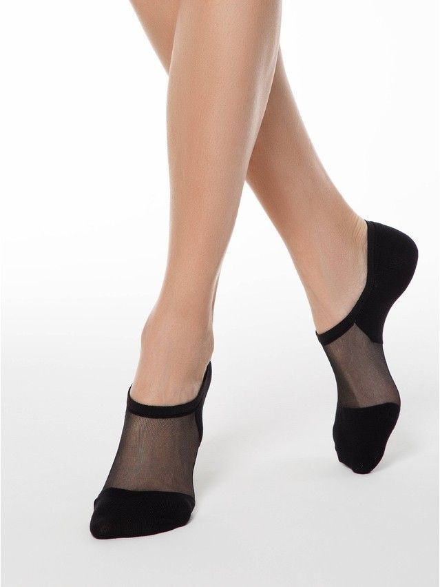 Skarpety damskie CONTE ELEGANT ACTIVE (ultrakrótkie) 18С-4СP, r. 36-37, 000 czarny - 1