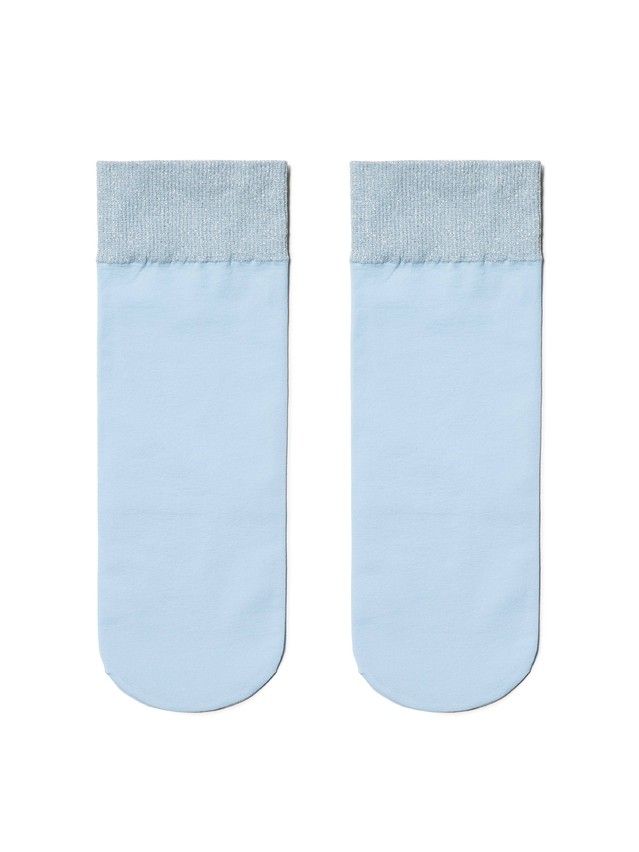 Skarpety poliamidowe damskie FANTASY (lurex) 16С-128СП, r. 23-25, light blue - 2