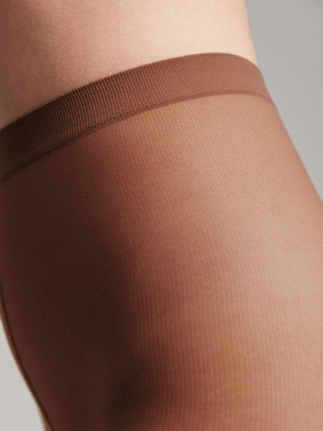 Rajstopy damskie TULLE, r.2, chocolate - 1