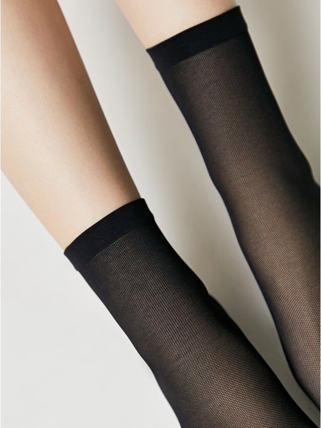 Skarpetki damskie CE TULLE (2 pary),r.36-39, nero - 9