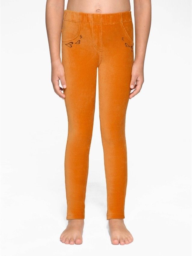 Legginsy dla dziewczynek AVRORA, r.110,116-56, amber - 2