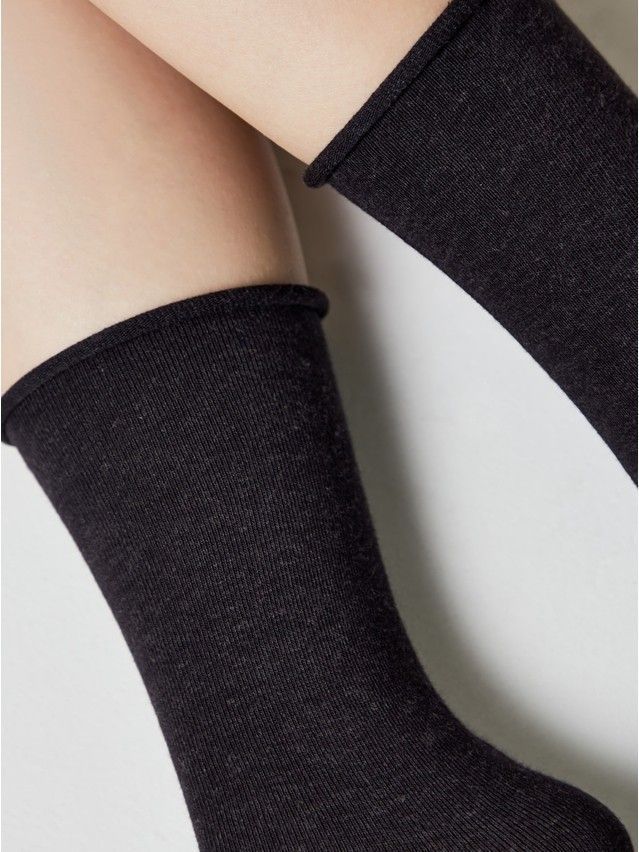 Skarpetki damskie bawełniane COMFORT (bez ściągacza) 19С-101СП, r. 36-37, 000 czarny - 6