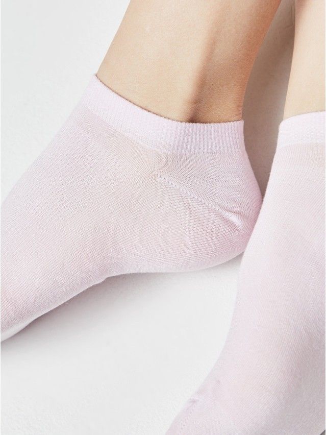 Skarpety damskie wiskozowe ACTIVE (ultrakrótkie, tencel) 15С-77СP, r.23, 079 jasnoróżowy - 4