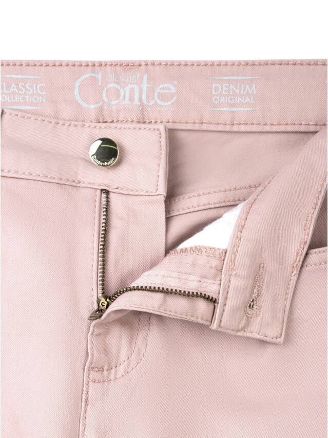 Spodnie denim CONTE ELEGANT CON-43P, r.170-94, różowy - 7