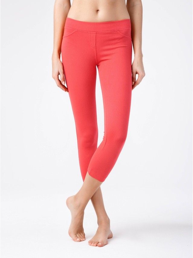 Legginsy Capri, r. 164-102, coral - 1