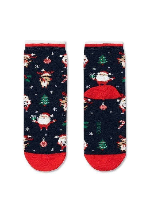 Bawełniane skarpety damskie CE NEW YEAR 20С-34СП, r.36-39, 517 ciemnoniebieski - 2