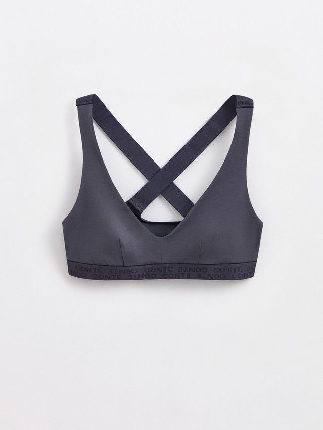 Bustier damski CONTE ELEGANT FLEXIBLE LBE 2236.1, r.170-84/XS, głęboka szarość - 5