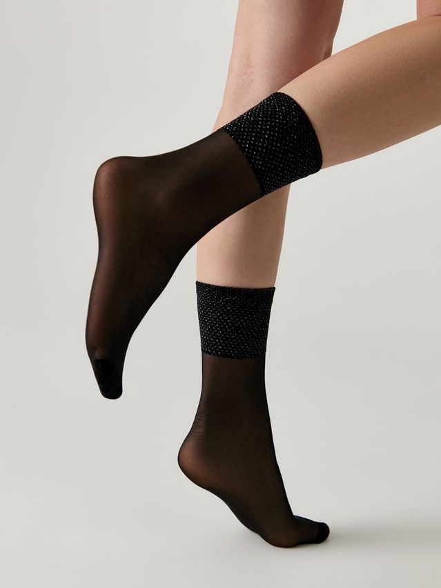 Skarpetki damskie CONTE ELEGANT FANTASY, r.36-39, , nero - 3