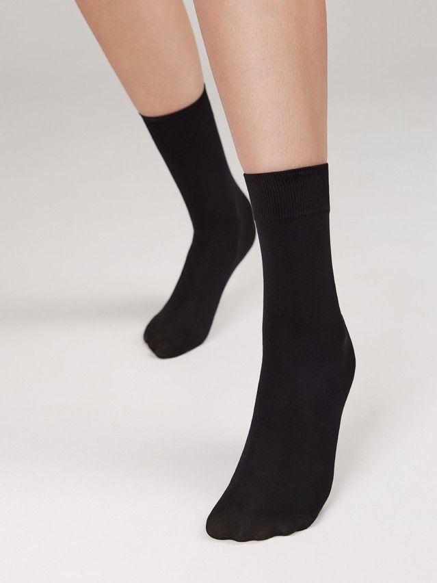 Skarpetki CONTE ELEGANT MICROFIBRA 50 (koperta),r.36-39, nero - 3