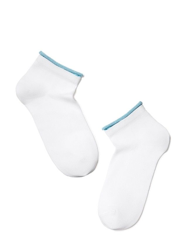 Skarpety damskie CONTE ELEGANT ACTIVE, r. 36-37, 035 biały-jasnoniebieski - 2