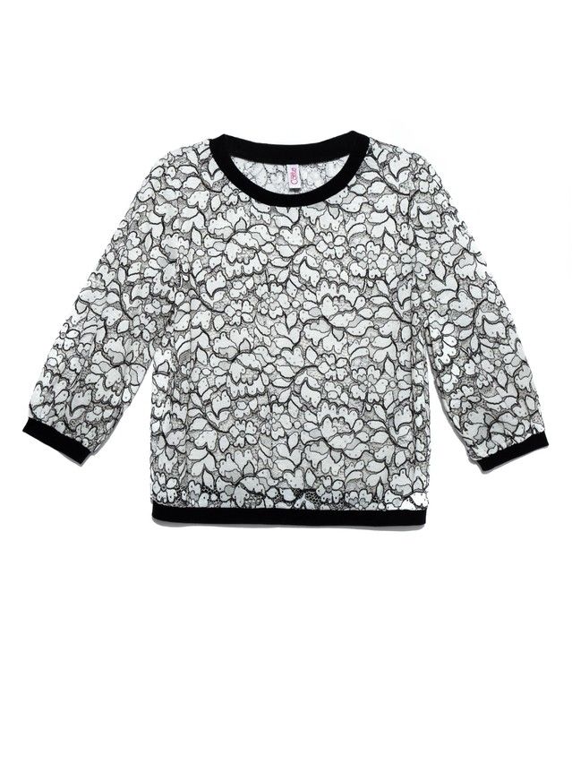 Sweter damski CONTE ELEGANT LD 904, r.170-92, off-white-black - 1