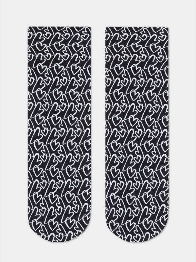 Skarpetki damskie CONTE ELEGANT FANTASY, r.36-39, nero-bianco - 4