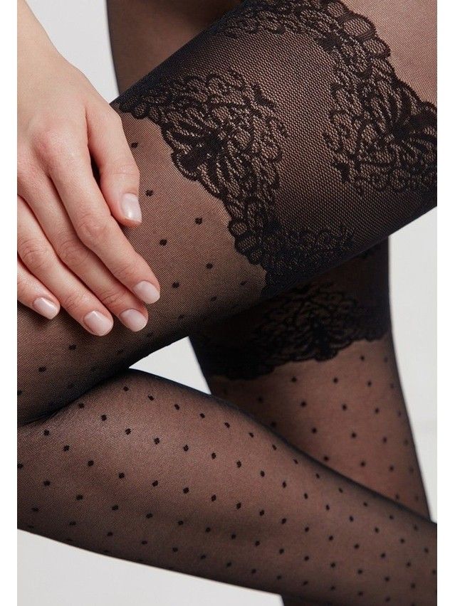 Rajstopy damskie CE FANTASY SEDUCTION, r.2, nero - 4