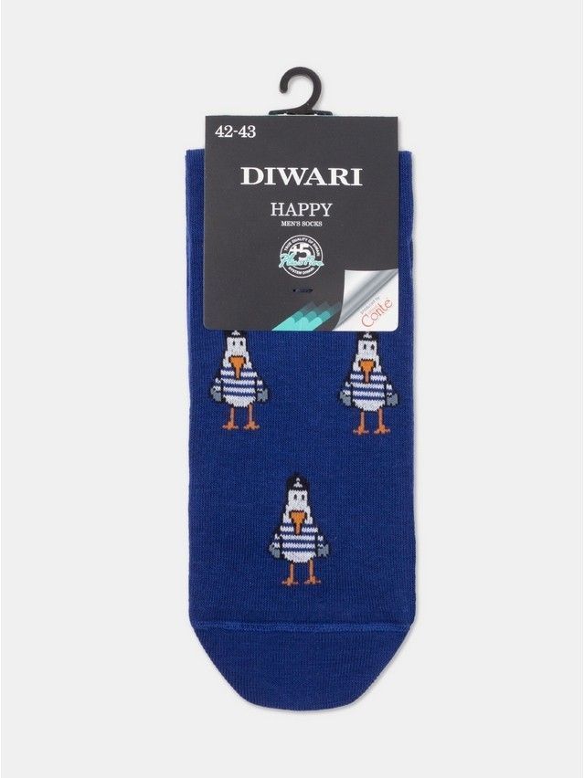 Skarpetki męskie DW HAPPY 17С-151СP, r.40-41, 190 granatowy - 4
