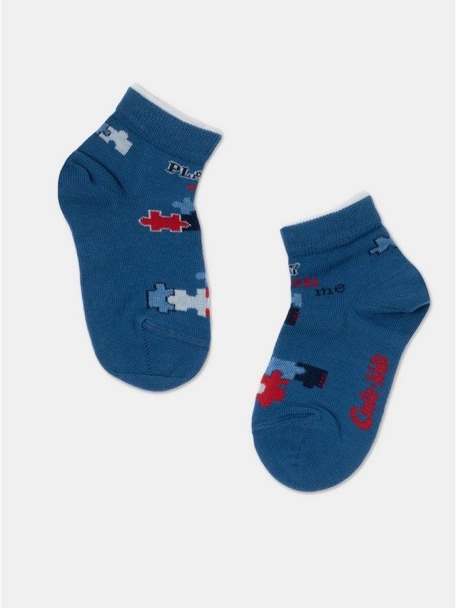 Skarpety dziecięce TIP-TOP (2 pary) 7С-91СП, r. 18-20, 702 biały-jeans - 1