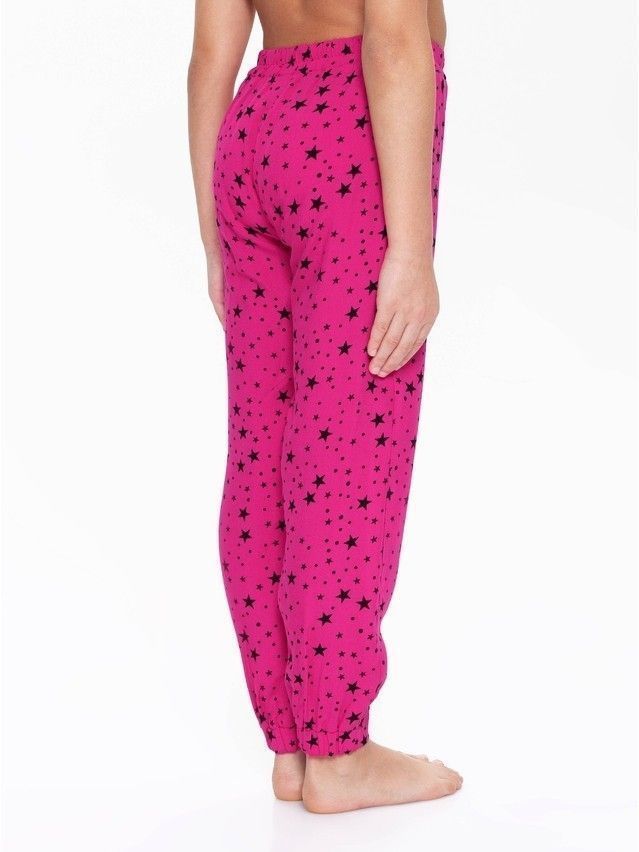 Spodnie dla dziewczynek CONTE ELEGANT PARTY, r.110-56-51, pink maxi star - 3