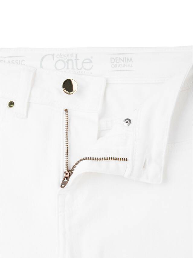 Spodnie denim CONTE ELEGANT CON-38L, r. 170-90, biały - 5