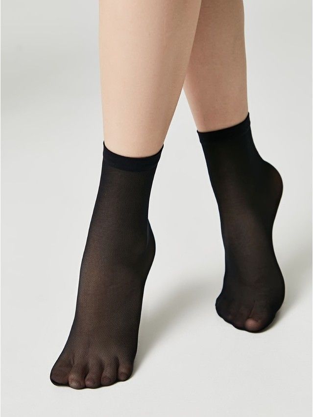 Skarpetki damskie CE TULLE (2 pary),r.36-39, nero - 8