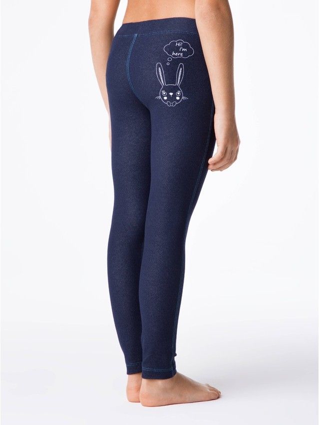 Legginsy dla dziewczynek CONTE ELEGANT SKETCH, r.104,110-56, marino - 3