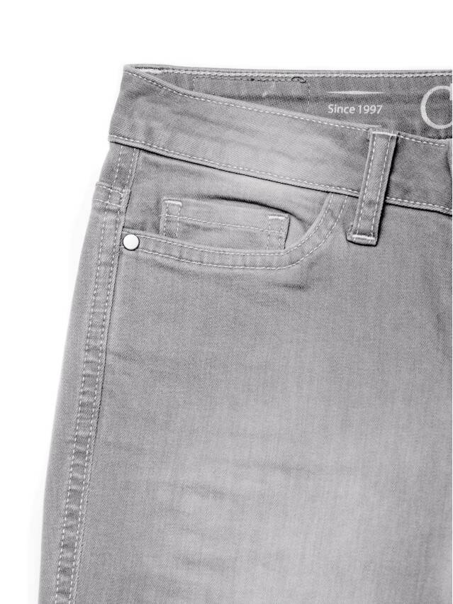 Spodnie denim CONTE ELEGANT CON-117, r.170-102, light grey - 5