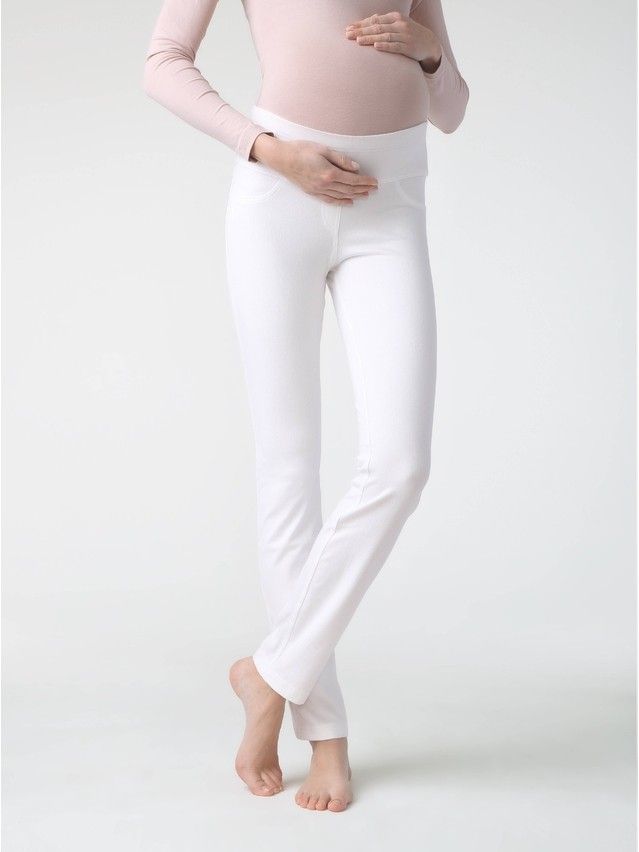 Legginsy damskie CONTE ELEGANT HAPPY BELLY, r.164-94, white - 1