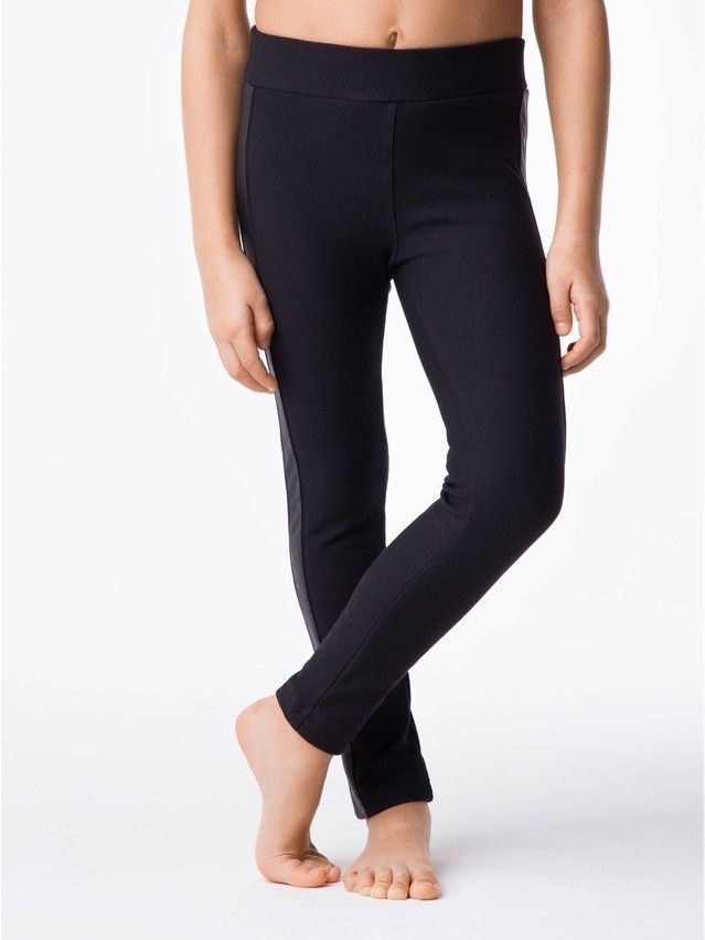 Legginsy dla dziewczynek CONTE ELEGANT MINI URBAN, r.140,146-76, nero - 3