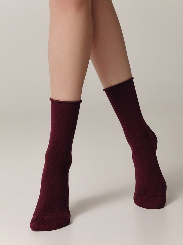 Skarpetki damskie bawełniane COMFORT (bez ściągacza),r. 36-37, 000 jasnofioletowy - 2