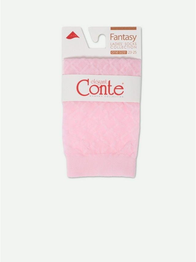 Skarpetki damskie CONTE ELEGANT FANTASY, r.36-39, jasnoróżowy - 1