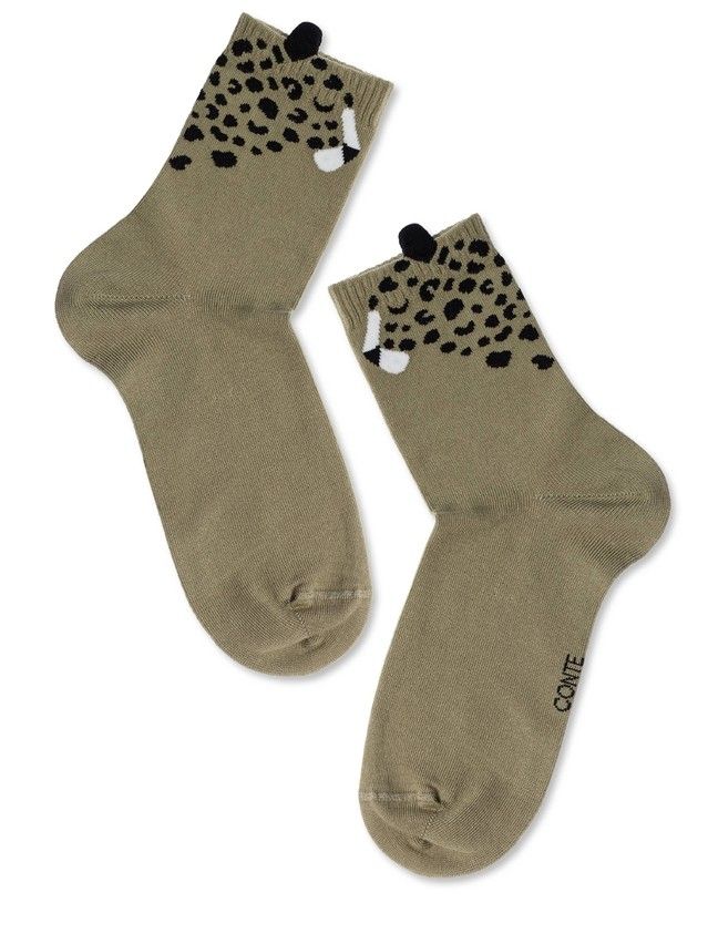 Skarpetki damskie CONTE ELEGANT CLASSIC, r.36-37, 249 khaki - 4