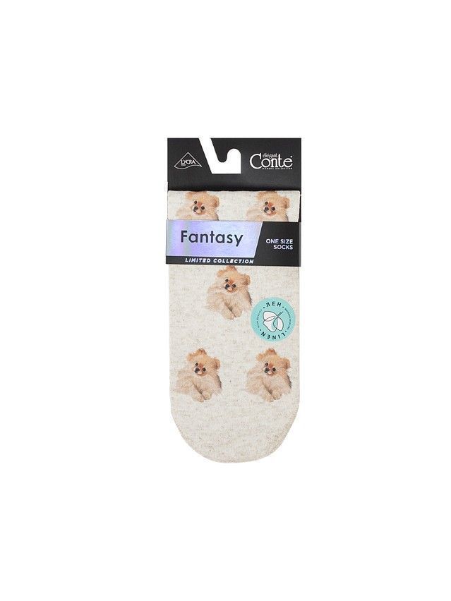 Skarpetki damskie CONTE ELEGANT FANTASY, r.36-38, 739 beżowy - 4