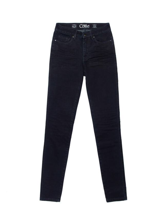 Spodnie jeanoswe damskie CONTE ELEGANT CON-270, r.170-102, ciemnoniebieski - 4