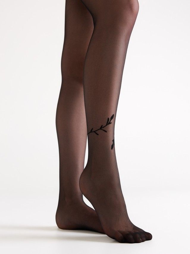 Rajstopy damskie CONTE ELEGANT LIANE, r.2, nero - 2